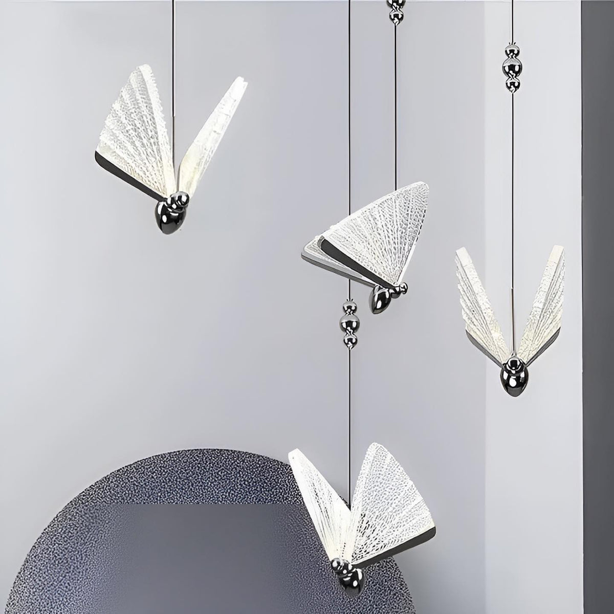Підвісний світильник Chrome Butterfly H220 Led 6W 3000K 4500K 6000K 230942-200000358