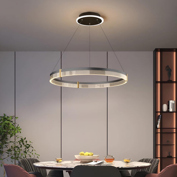 Підвісні люстри Total rings circle lamp Led-модуль Black RGB D600 / D800+D600+D400 230935-200000398