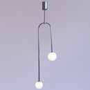 Підвісний світильник Faro Bollo H-118см 2xG9 Chrome + White 250666-200001685