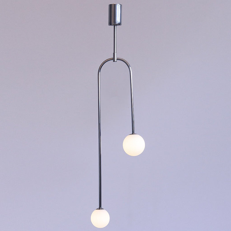 Підвісний світильник Faro Bollo H-118см 2xG9 Chrome + White 250666-200001685