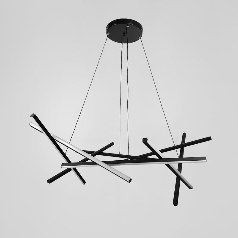 Підвісний світильник Geometry L1050 Led 145W 3000K 4000K 6000K Black 250318-200001605