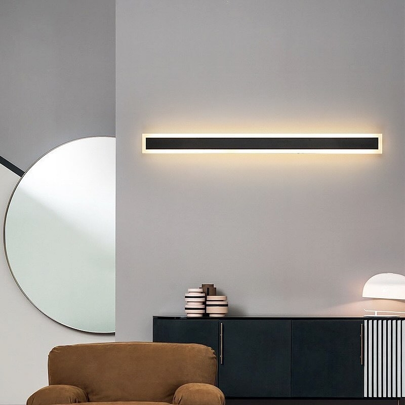 Настінний світильник Longi flat 4000K Black L800 Led 19W / L1000 Led 23W 240210-200000743