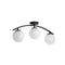 Люстра Faro Bollo L-80см 3xE14 Black + White 250663-200001678