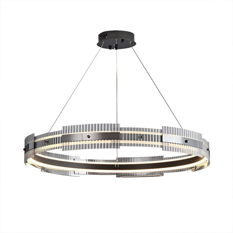 Підвісні світильники Restraint H100 D600 Led 50W / D800 Led 67W 3000K 4000K 6000K Black 250118-200001389
