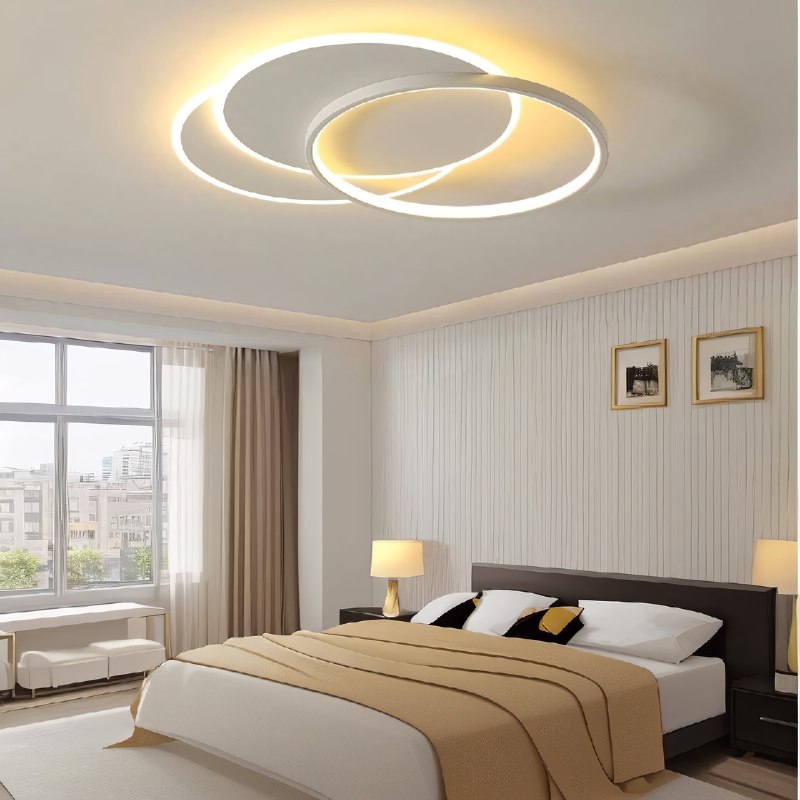 Стельовий світильник Double ceiling L475 Led 80W 3000K 4000K 6000K White 240675-200000957