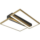 Стельовий світильник Domino L450 Led 44W 3000K 4000K 6000K Black + Gold 240976-200001064