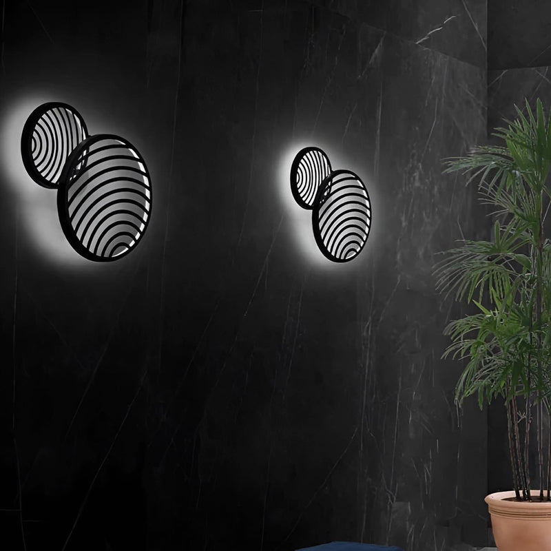 Настінно стельові світильники Meridian Double Black L560 Led 37W 3500K 230920-200000313