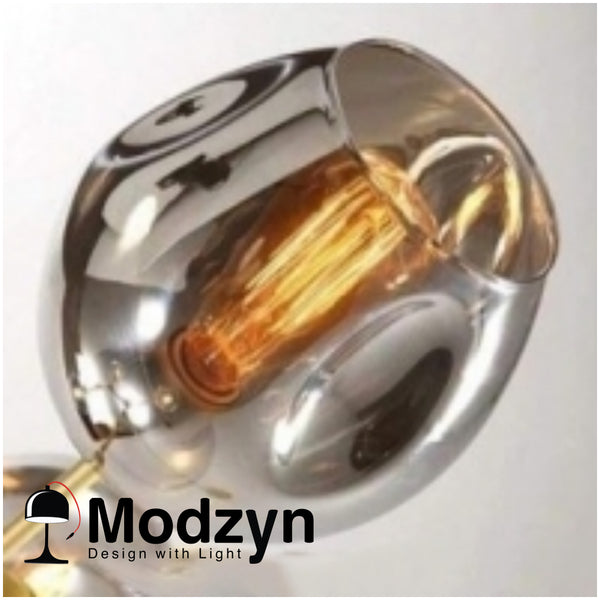 Плафон Glass Smoky Grey Modzyn Design 24033-223344