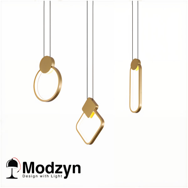 Люстра Curly Lamp Gold Modzyn Design 240414-227699