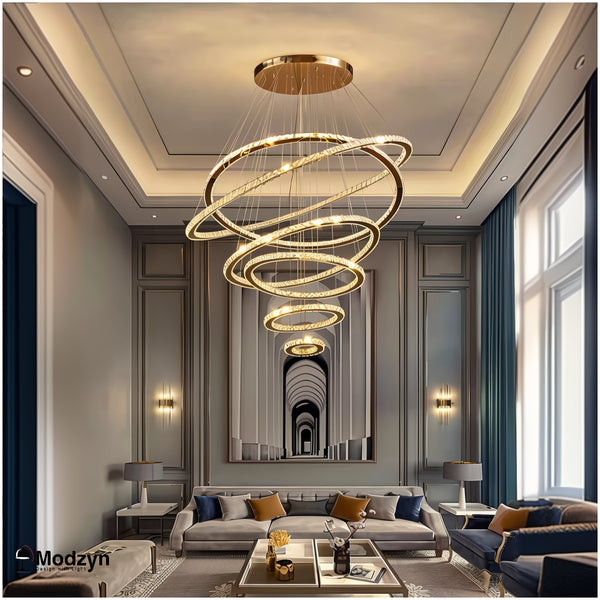 Люстра Gold Crystal Longi Modzyn Design 250814-240878