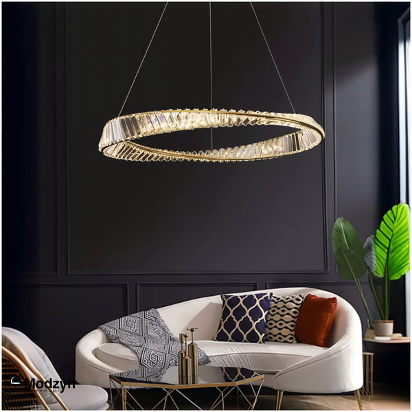 Люстра Gold Crystal Circle Modzyn Design 250914-242117