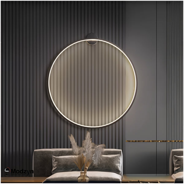 Настінний Світильник Round Led Black D-800 Modzyn Design 250914-242164