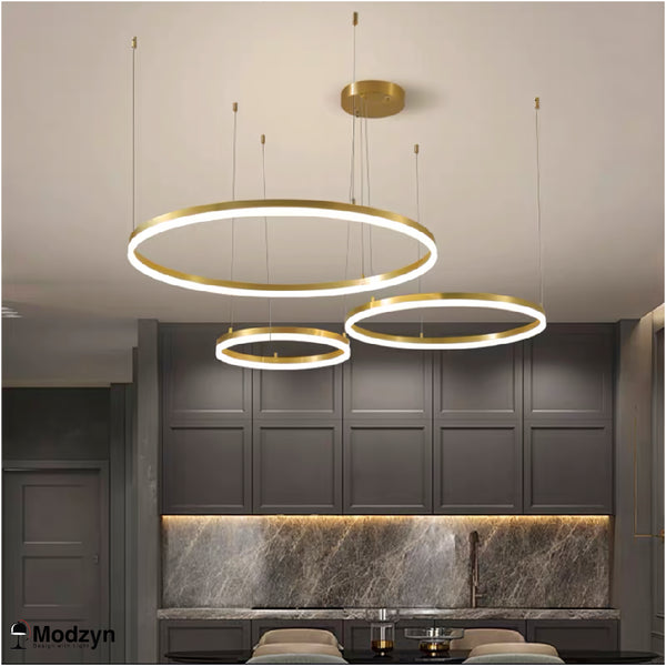 Люстра Kukho Golden Circle Lamp Modzyn Design 250914-242236