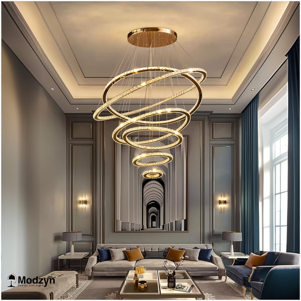 Люстра Gold Crystal Longi Modzyn Design 250914-242249