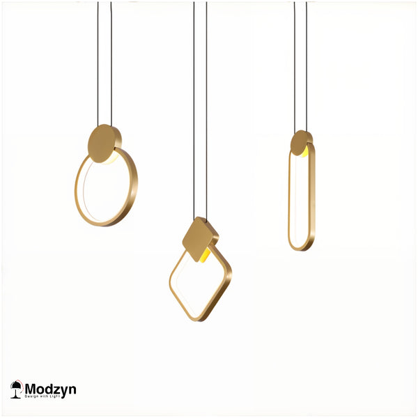 Люстра Curly Lamp Gold Modzyn Design 250914-242270