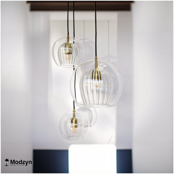 Однолампові Підвісні Люстри Pleated Crystal Modzyn Design 250914-242283