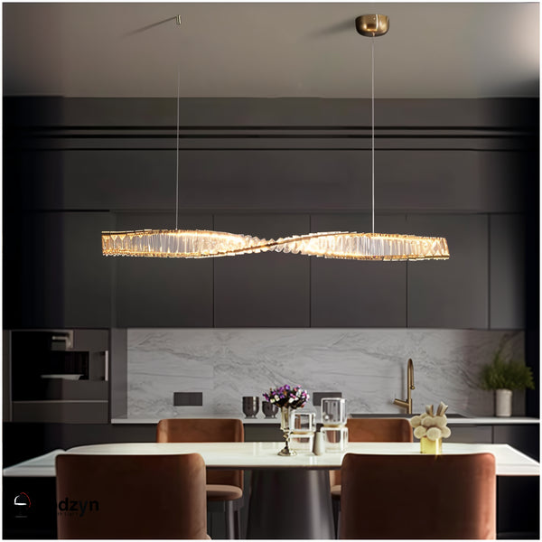 Люстра Gold Crystal Long Modzyn Design 250914-242305