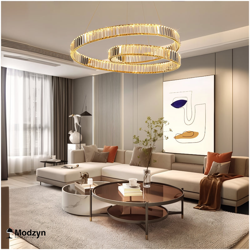 Люстра Pair Circle Crystal Modzyn Design 250914-242344