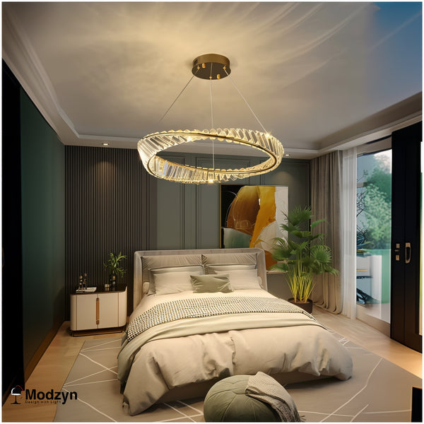 Люстра Gold Crystal Circle Modzyn Design 250914-242378