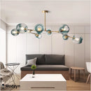 Люстра Glass Gold Blue Modzyn Design 21103-38100