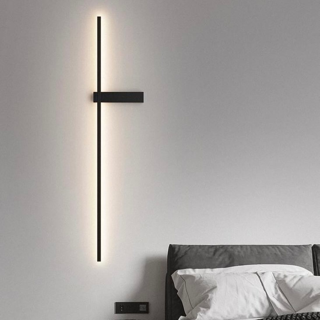 Настінні світильники Lines L200 H600 Led 12W / L900 Led 18W / L1200 Led 24W 3000K 4000K 6000K Black / Gold 250119-200001383