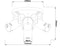 Стельові світильники Pinky H240 D420 3xE27 Black / White 241036-200001162