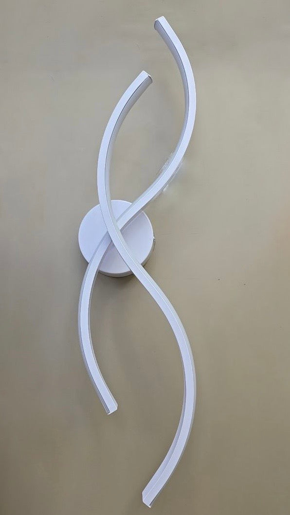 Настінні світильники Double waves White L180 3000K 4000K 6000K H600 Led 12W / H800 Led 16W 241219-200001316