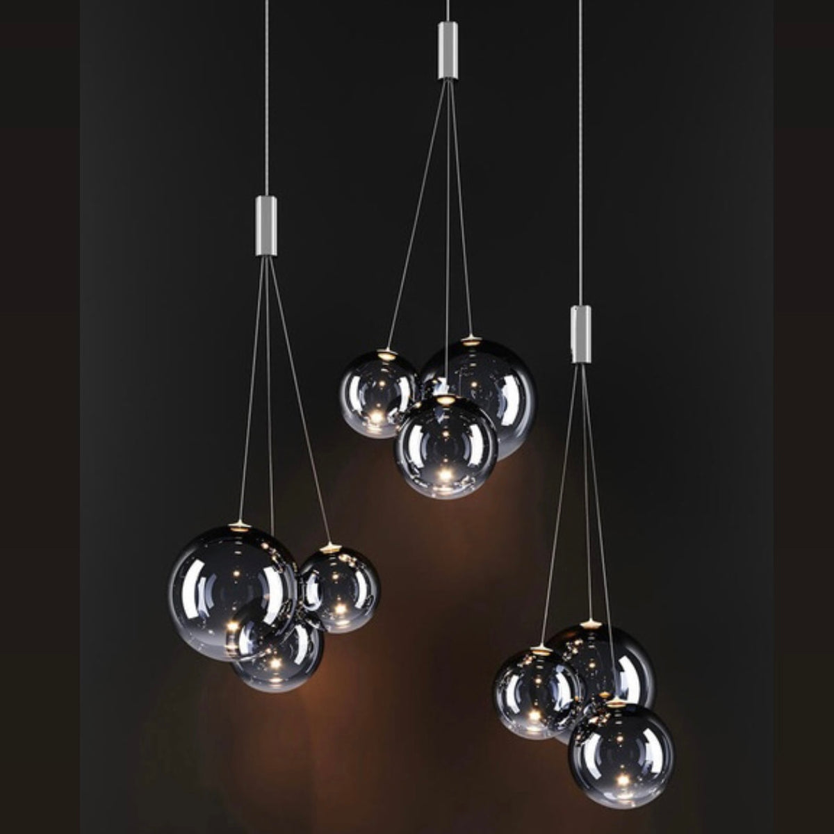 Підвісний світильник Cherry D300 3xG4 Chrome 250122-200001444