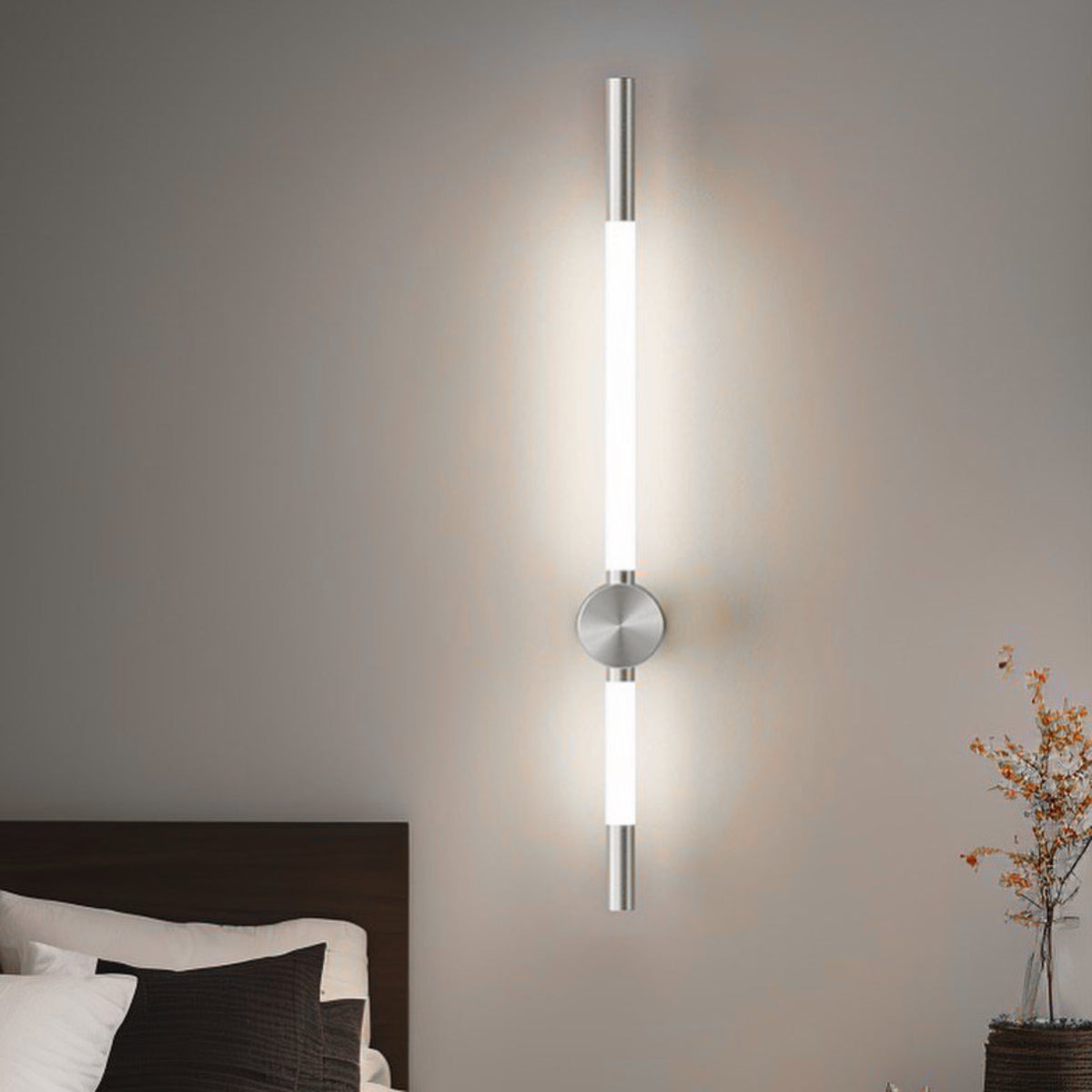 Настінний світильник Pipe line simple L600 Led 12W 3000K 4000K 6000K Chrome 250376-200001557