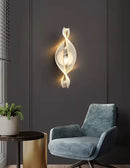 Настінний світильник Spiral jellyfish H310 Led 11W 4000K Gold 250335-200001569