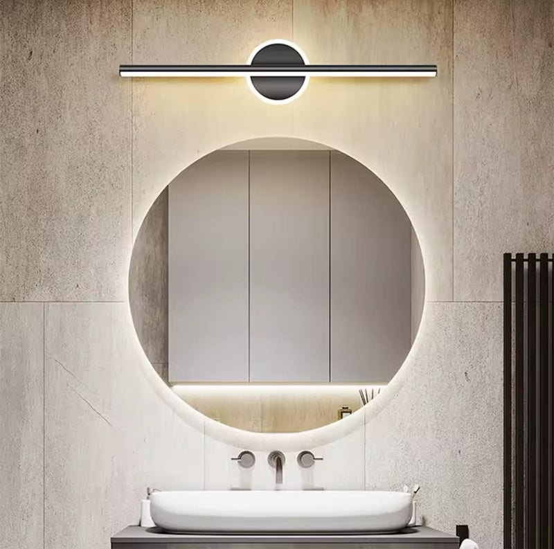 Настінні світильники Ring mirror H140 3000K 4000K 6000K L600 Led 16W / L800 Led 18W Black 250335-200001570