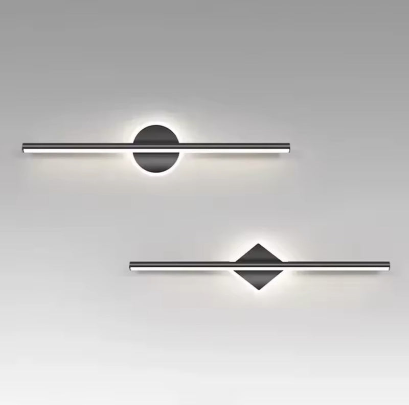 Настінний світильник Romb mirror L600 Led 16W 3000K 4000K 6000K Black 250335-200001571