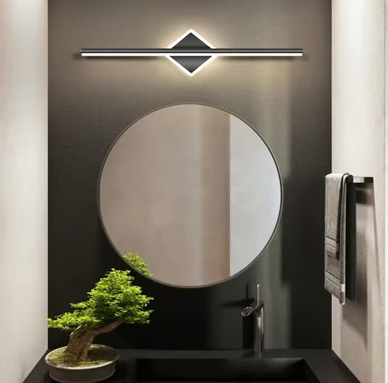 Настінний світильник Romb mirror L600 Led 16W 3000K 4000K 6000K Black 250335-200001571