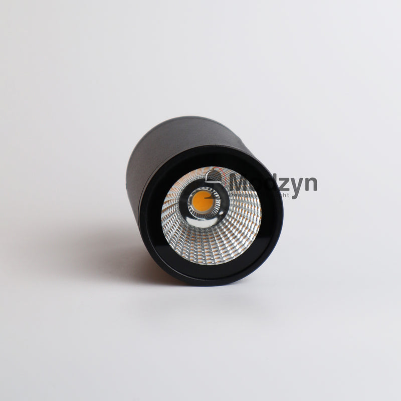 Стельовий круглий точковий вуличний світильник Led 5W IP54 3000K Black 230419-200000100